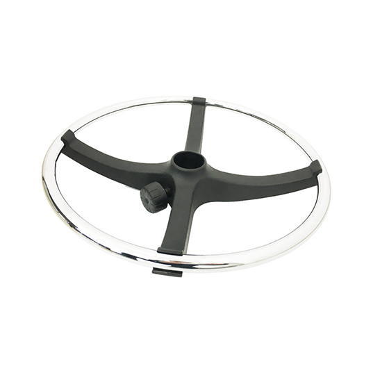 Adjustable Footrest With Chrome Ring FPR01